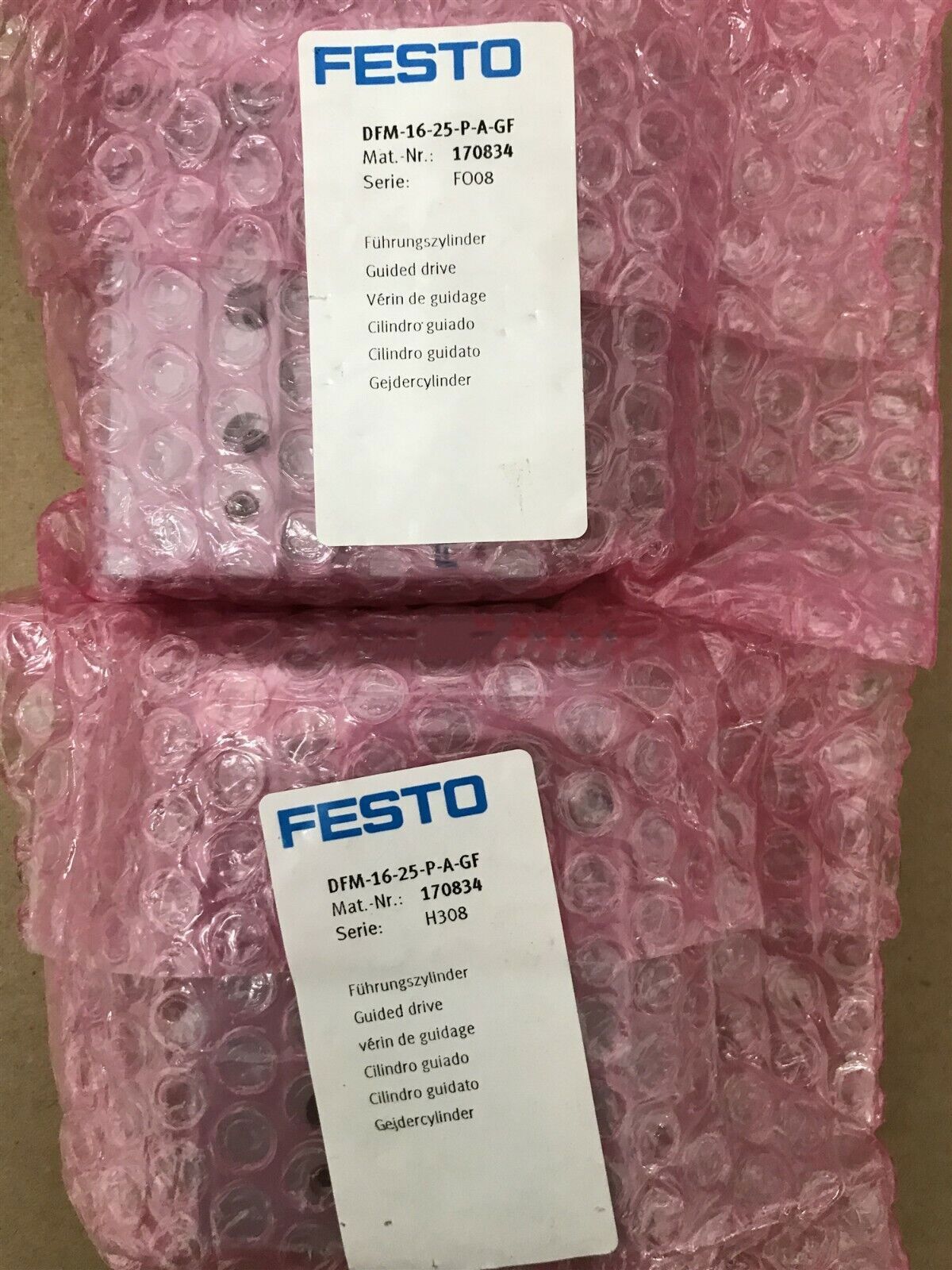 Festo- DFM-16-25-P-A-GF 170834 New One Cylinder