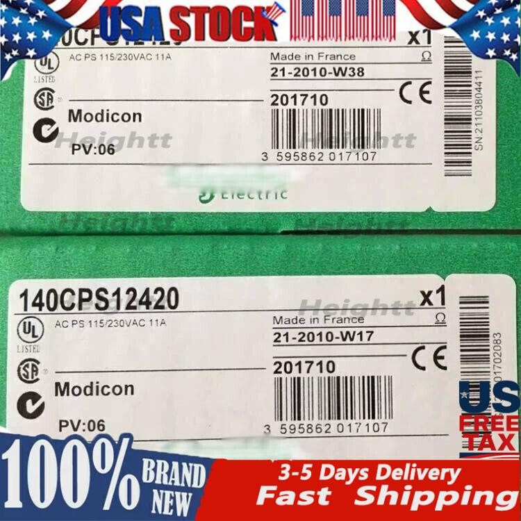 Schneider Electric 140CPS12420 Modicon 140CPS12420 NEW 1pcs