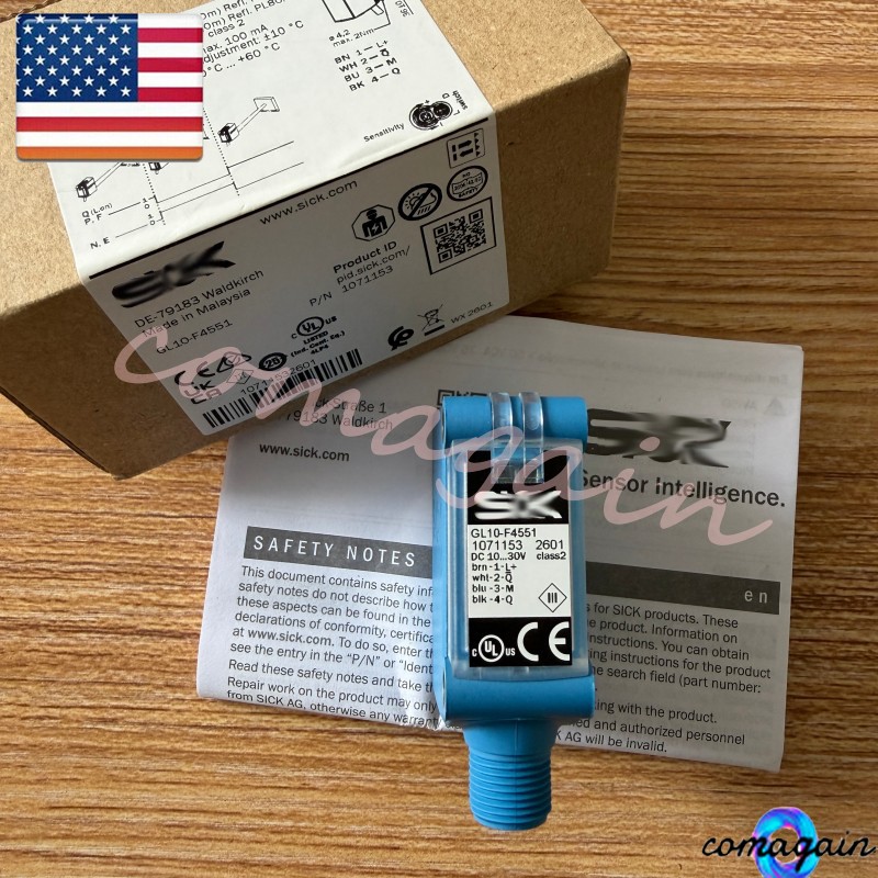 New 1PCS Photoelectric Sensor Switch 10-30V For SICK GL10-F4551 1071153 US Stock