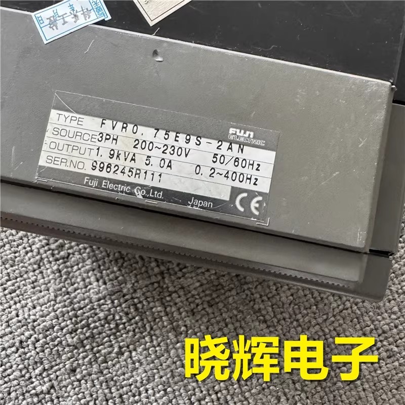 1Pcs Used FUJI inverter FVR0.75E9S-2AN 0.75KW 220V