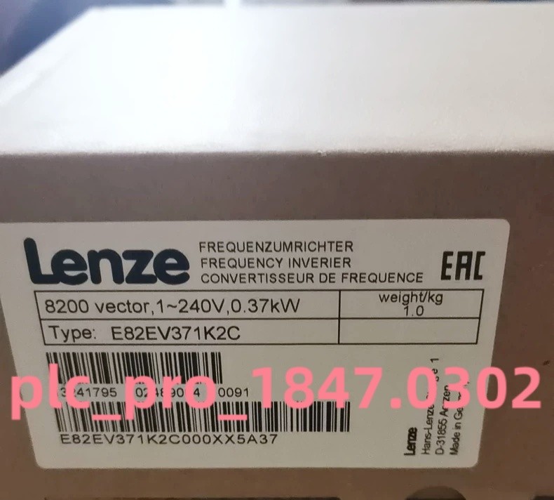 E82EV371K2C 1PCS Brand New LENZE E82EV371K2C Frequency Inverter Fast shipment