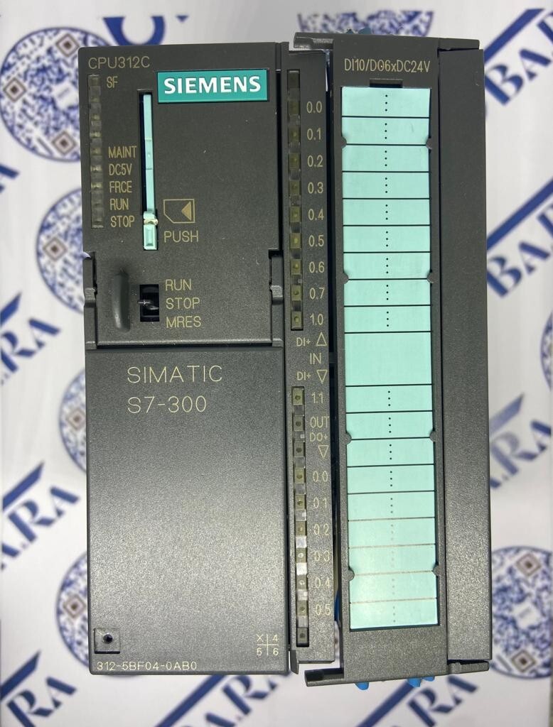 SIEMENS SIMATIC S7-300 CPU 312C 6ES7312-5BF04-0AB0 PLC 6ES7 312-5BF04-0AB0