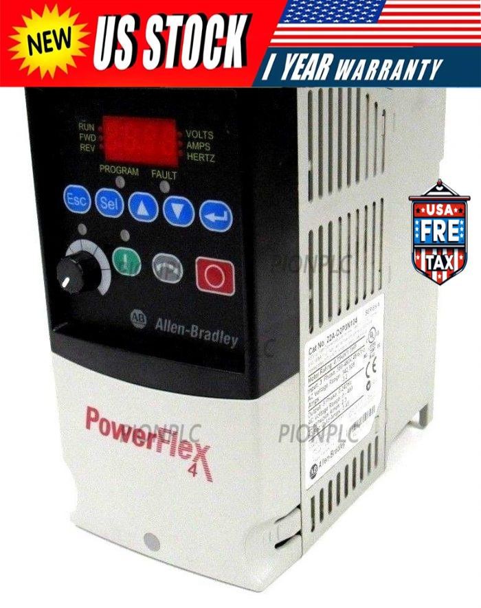 22AD2P3N104 Allen-Bradley 22A-D2P3N104 /A 4 0.75 kW 1 HP AC Drive PLC ！ AB