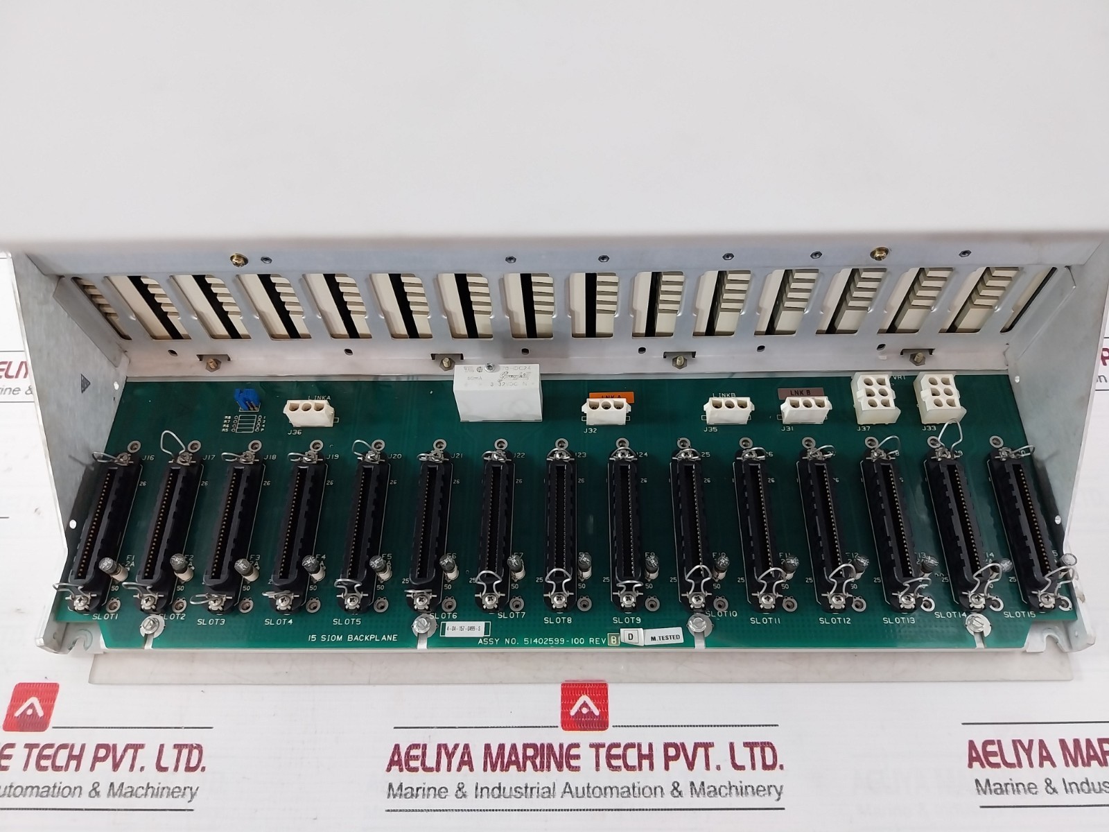 HONEYWELL 51402599-100 15 SIOM Backplane System MU-PLAM02 Rev A 51304754-150
