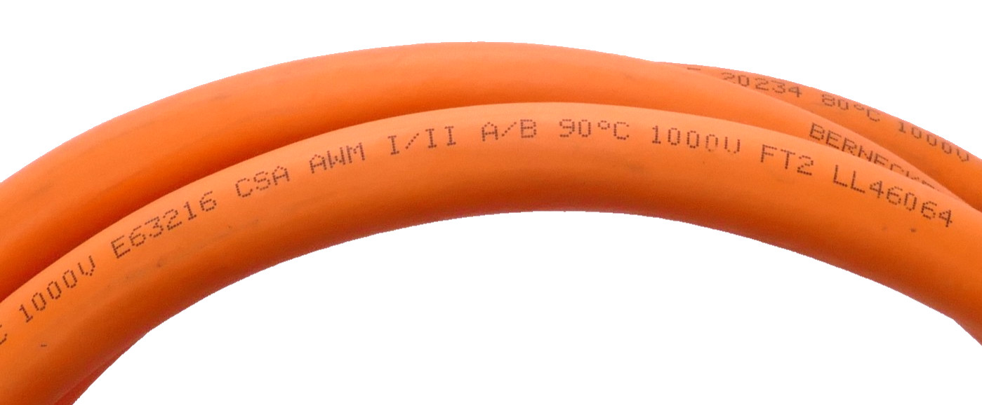 B&R Engine Cable 1m 4×4.0 + 2x2x1.0 FLEX AWM STYLE 20234 E63216 | LL46064