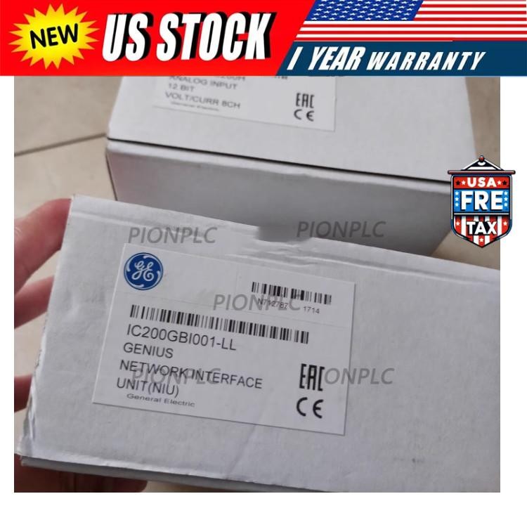 NEW ORIGINAL GE FANUC PLC MODULE IC200GBI001-LL FREE Fast SHIPPING/ US Free TAX
