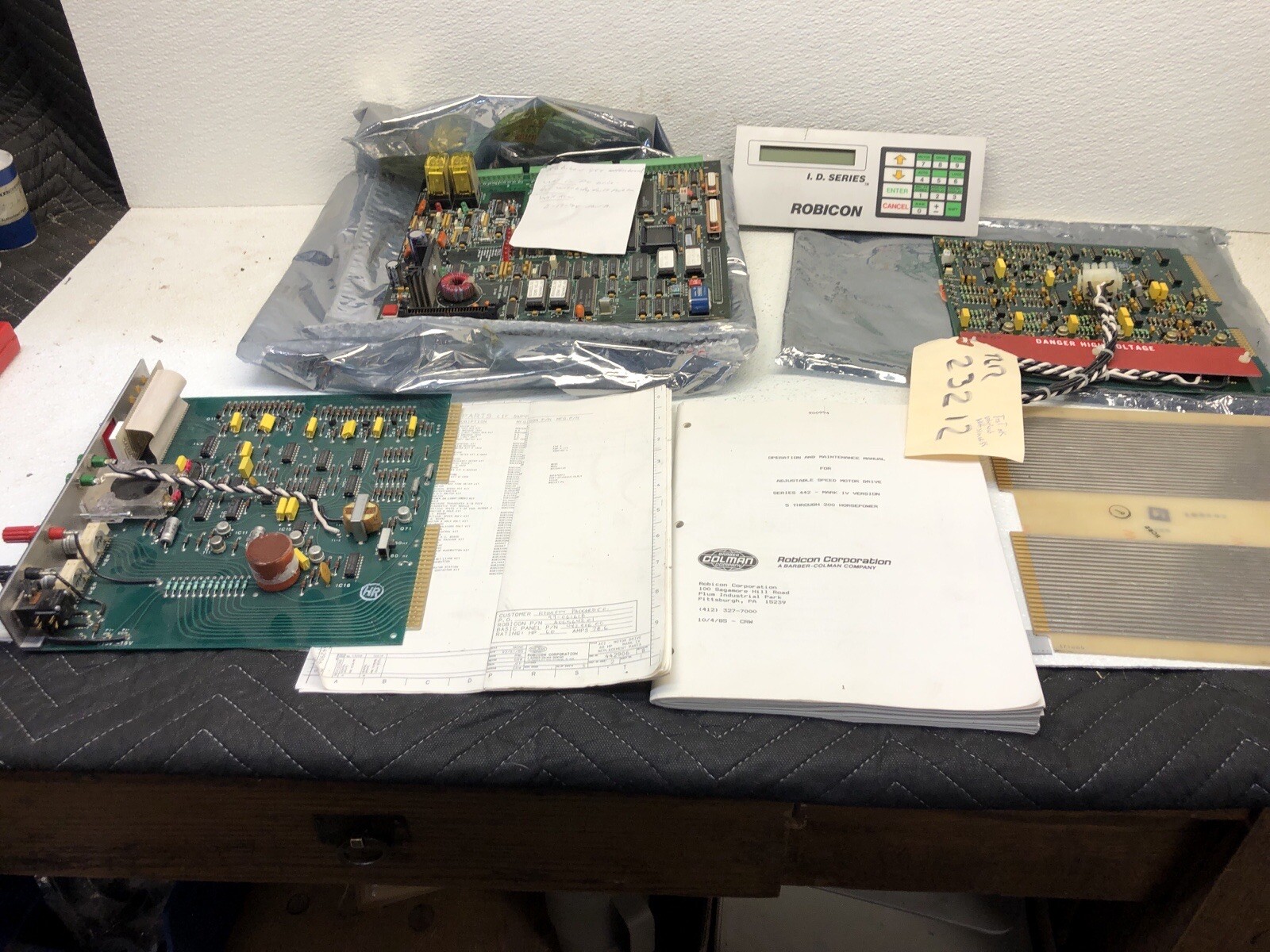 Lot Of ROBICON INVERTER CONTROL BOARD 463635.02? 454 Motherboard Unknown Items–