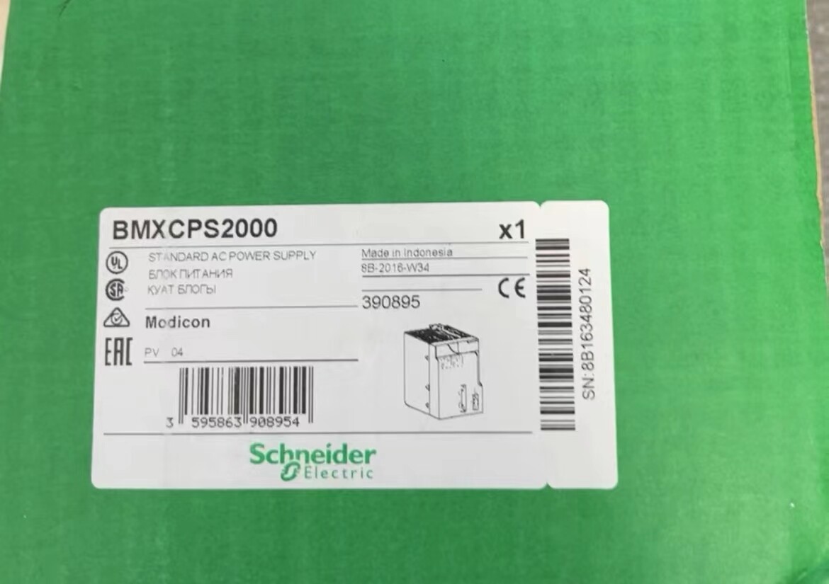 New Schneider BMXCPS2000 BMX CPS 2000 Modicon PLC Power Supply Expedited Ship