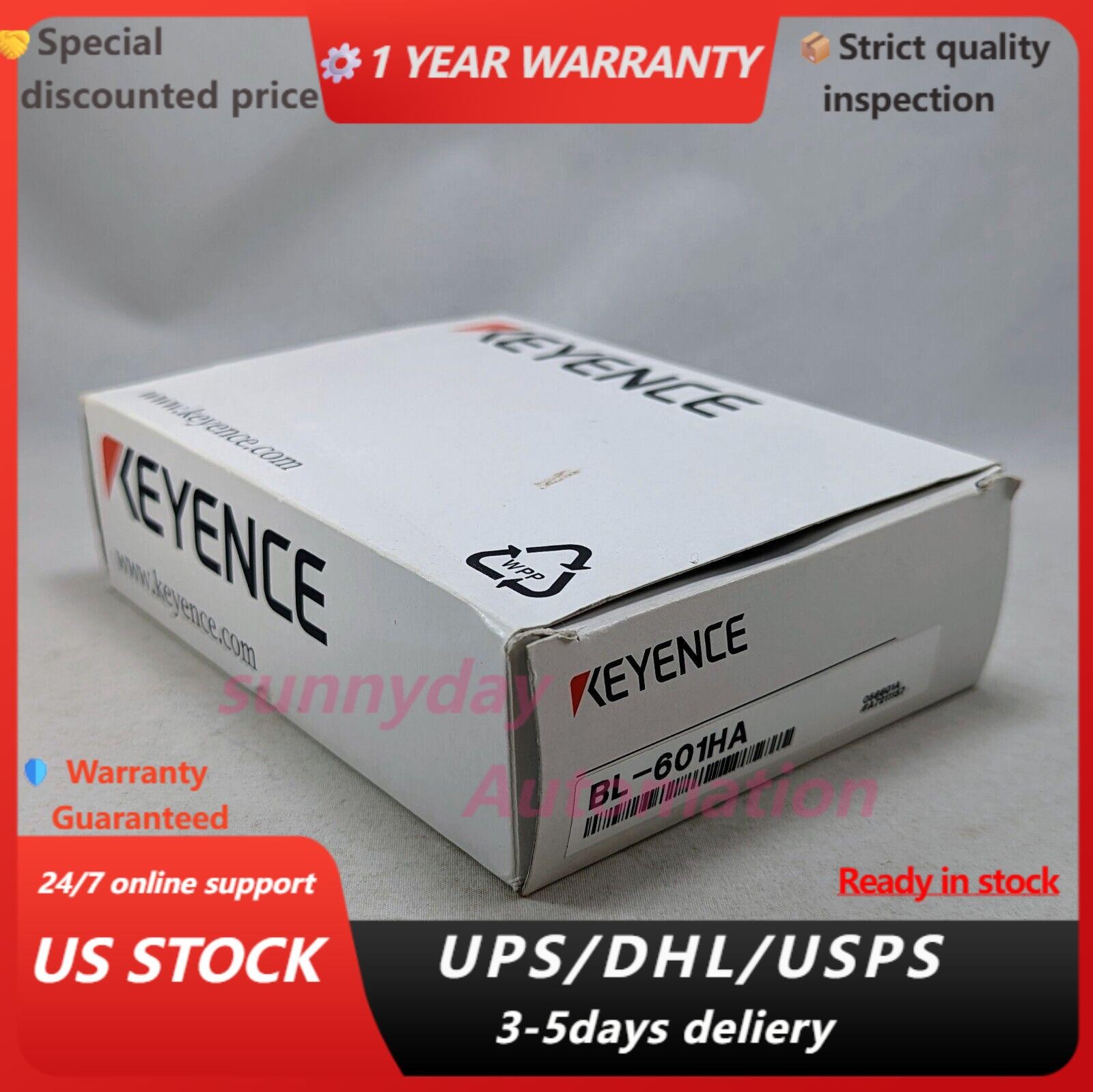 1PC New KEYENCE BL-601HA BL601HA Laser Barcode Scanner US Free TAX