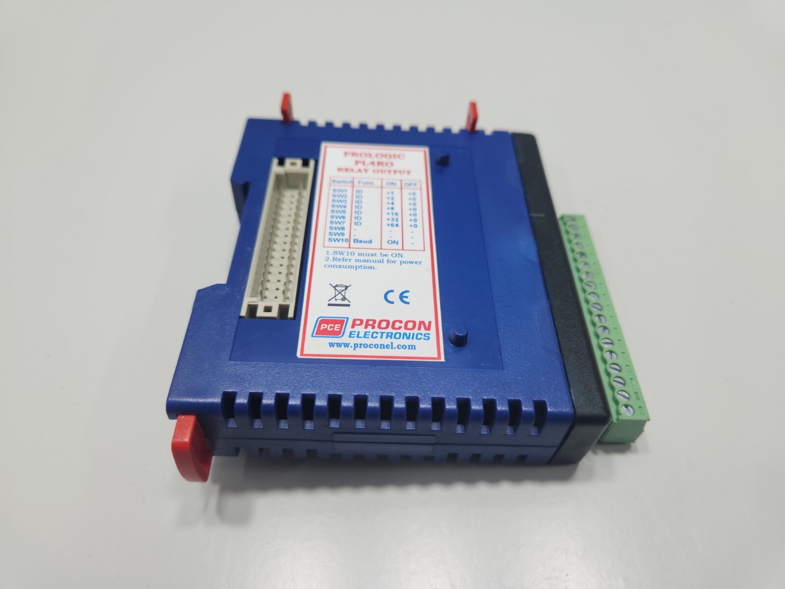 PROCON PROLOGIC PL4RO RELAY OUTPUT MODULE