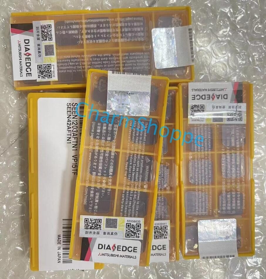 Original 10PCS CNC Carbide Inserts In Box Mitsubishi SEEN1203AFTN1 VP15TF #F