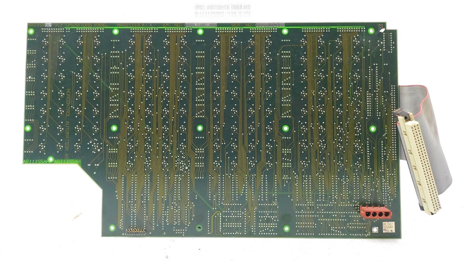 Norcontrol Automation AS NA1012 Operators Panel HA221119A/A