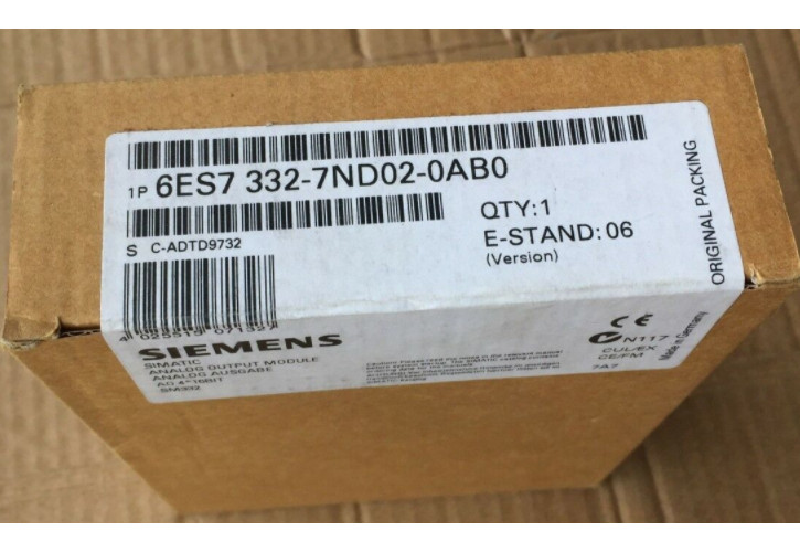 6ES7 332-7ND02-0AB0 Siemens 6ES7332-7ND02-0AB0 NEW IN BOX Expedited Shipping