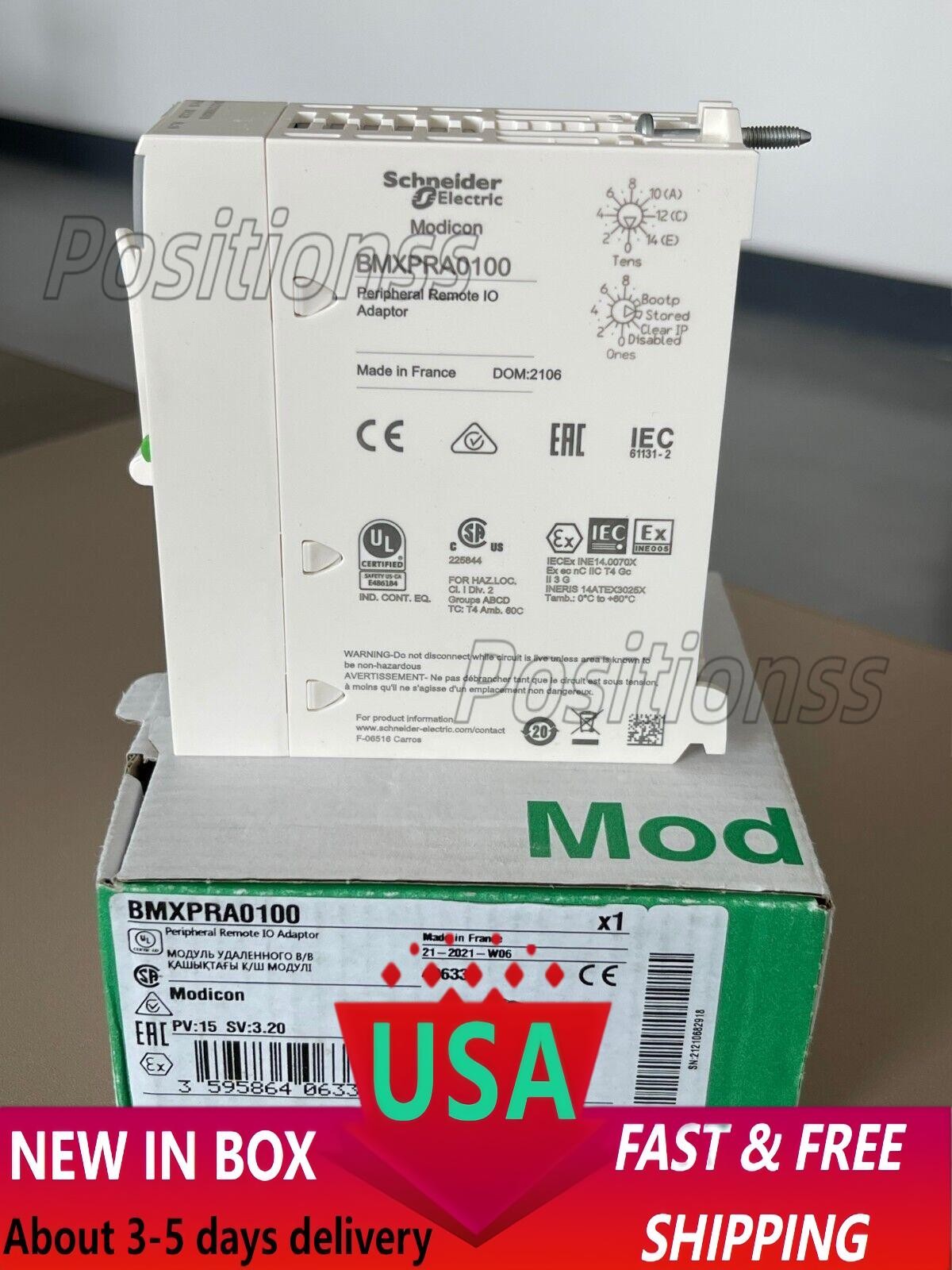 In Stock New BMXPRA0100 Peripheral Remote I/O Adapter Module
