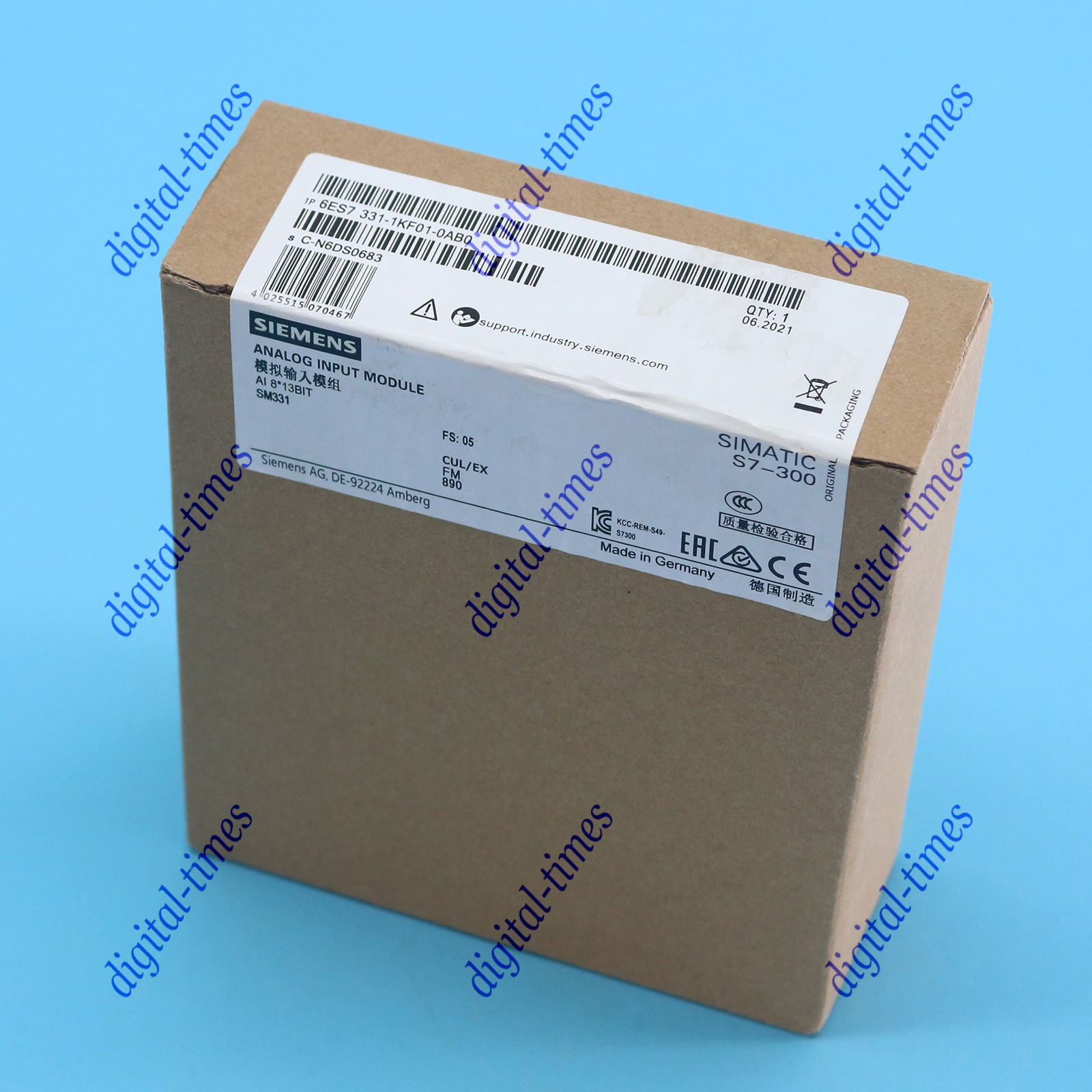 NEW SIEMENS 6ES7331-1KF01-0AB0 6ES7 331-1KF01-0AB0 PLC Module SPOT STOCK