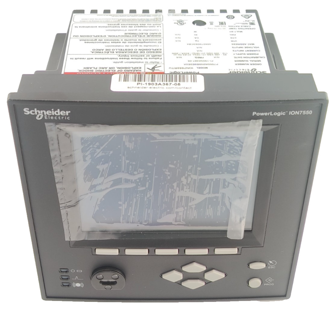 NEW – Schneider POWERLOGIC ION 7550 Power Meter MODEL # P7550A0N9B9E0E0A