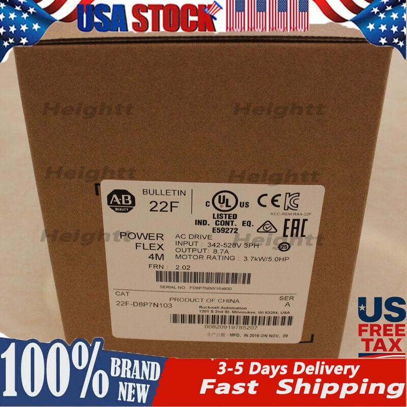 22F-D8P7N103 Allen Bradley PowerFlex4M AC Drive New Factory Sealed