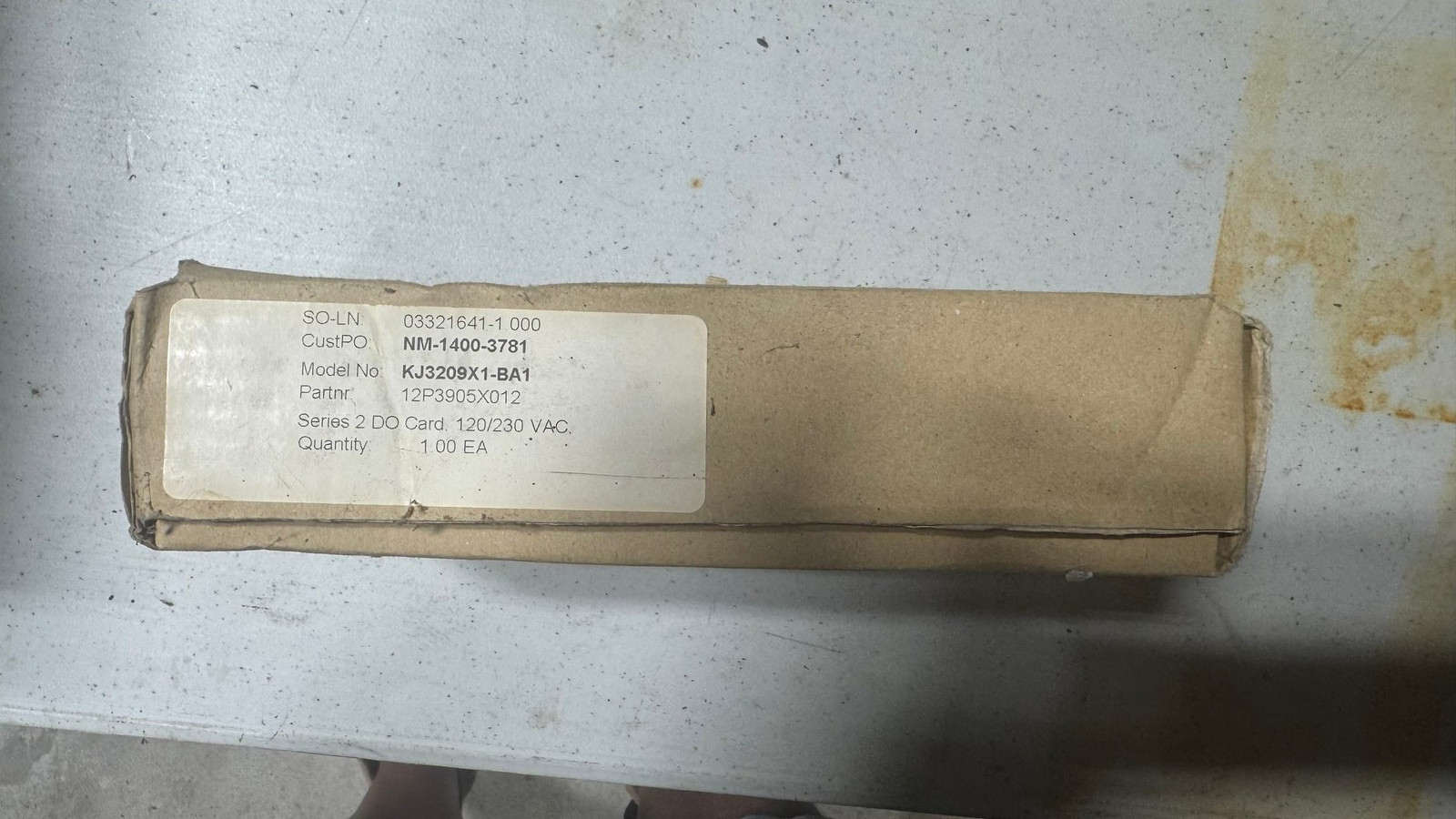 Emerson DeltaV KJ2009X1-BA1 M032164-1000 I/O Card 120/230VAC New in Box