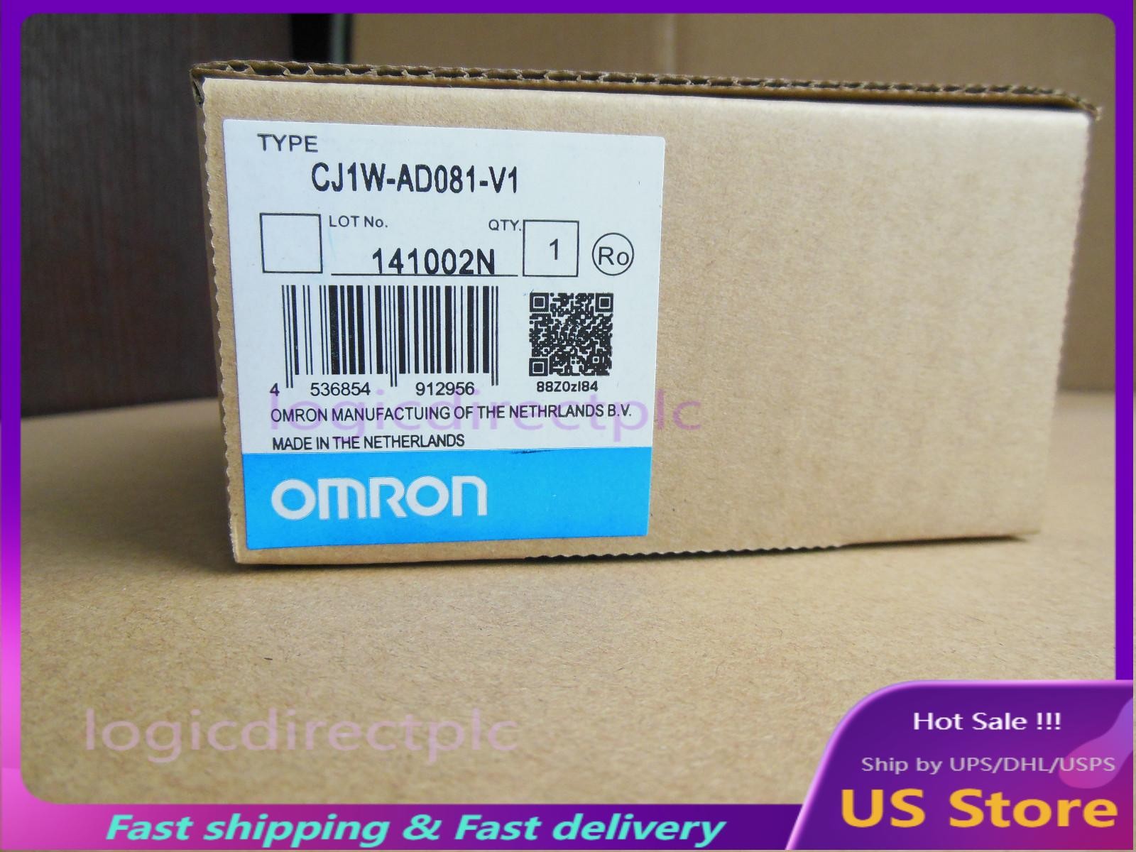 Omron CJ1W-AD081-V1 PLC Module CJ1WAD081V1 One Year Warranty US Free TAX