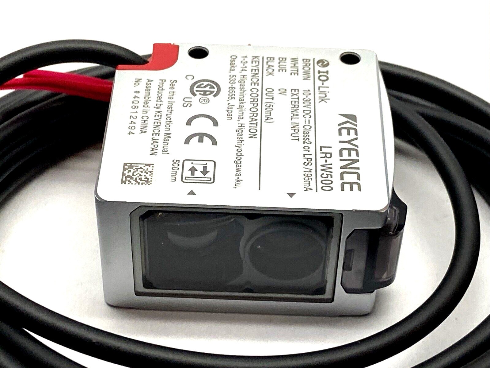 Keyence LR-W500 Full Spectrum Sensor Cable Type US Free TAX