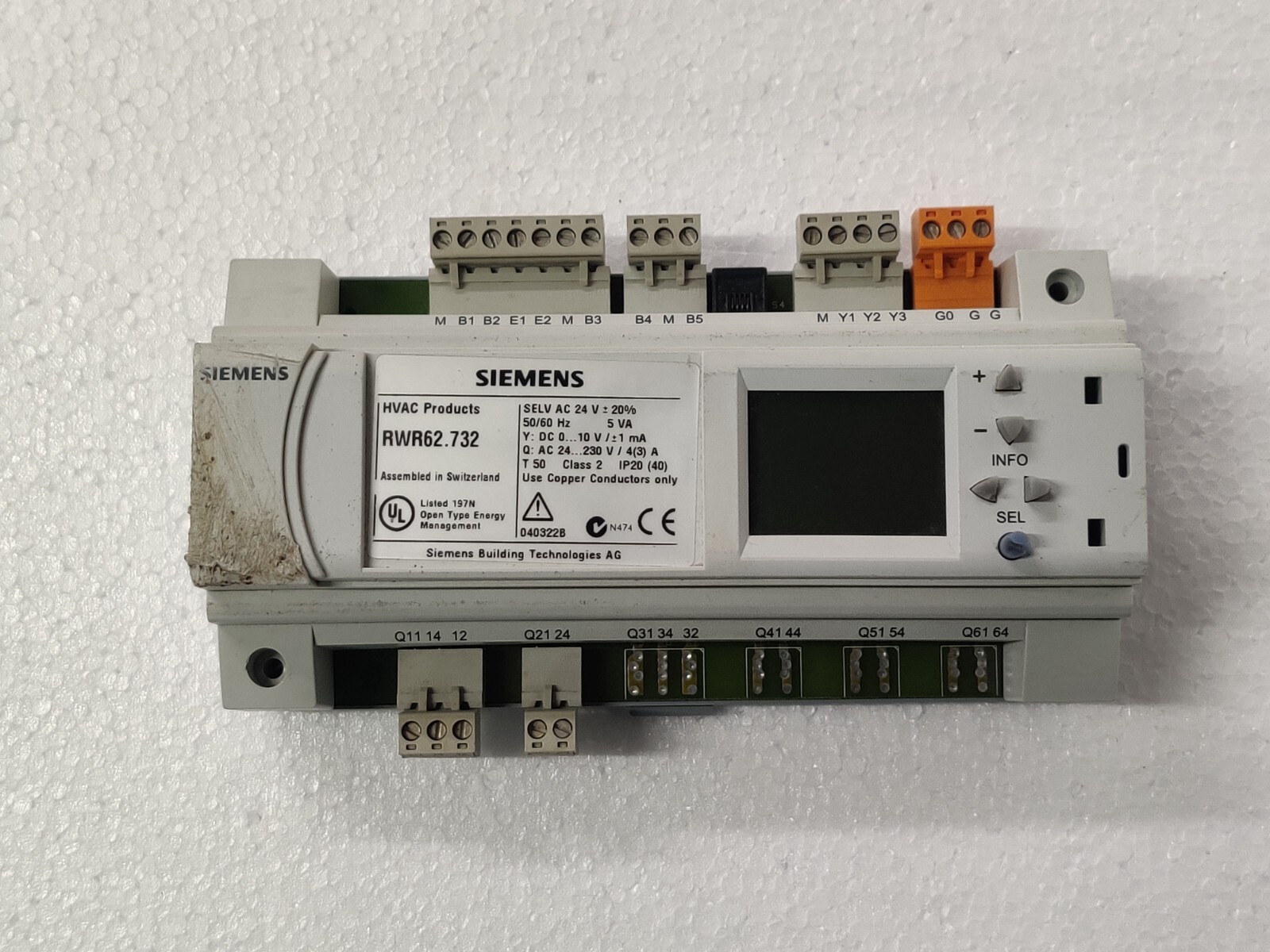 Siemens RWR62.732 Superheat Controller