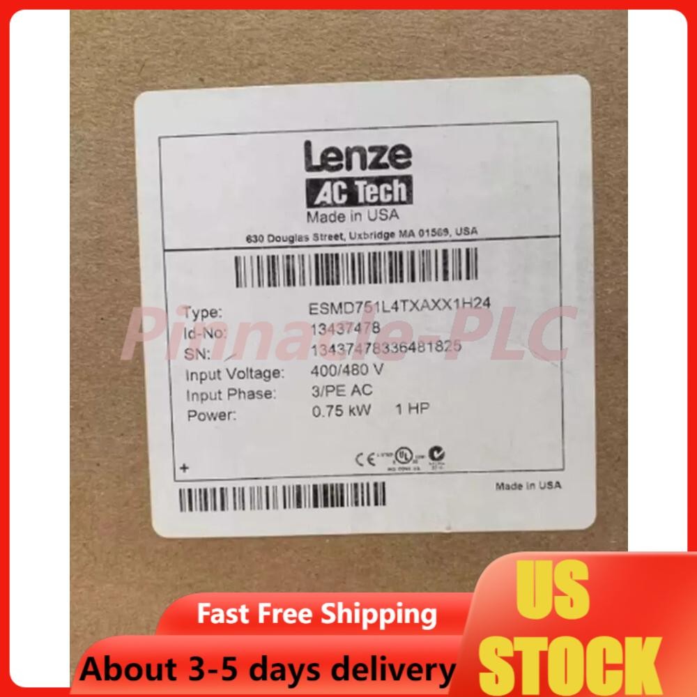 US Free TAX LENZE NEW frequency converter ESMD751L4TXA 380V 0.75KW IN BOX