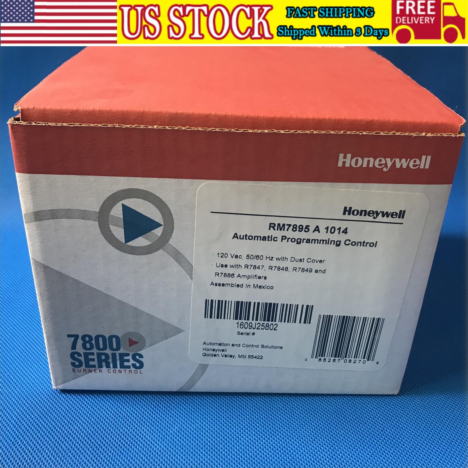 1PC New HONEYWELL RM7895A1014 Primary Control Burner Control Fast Shipping