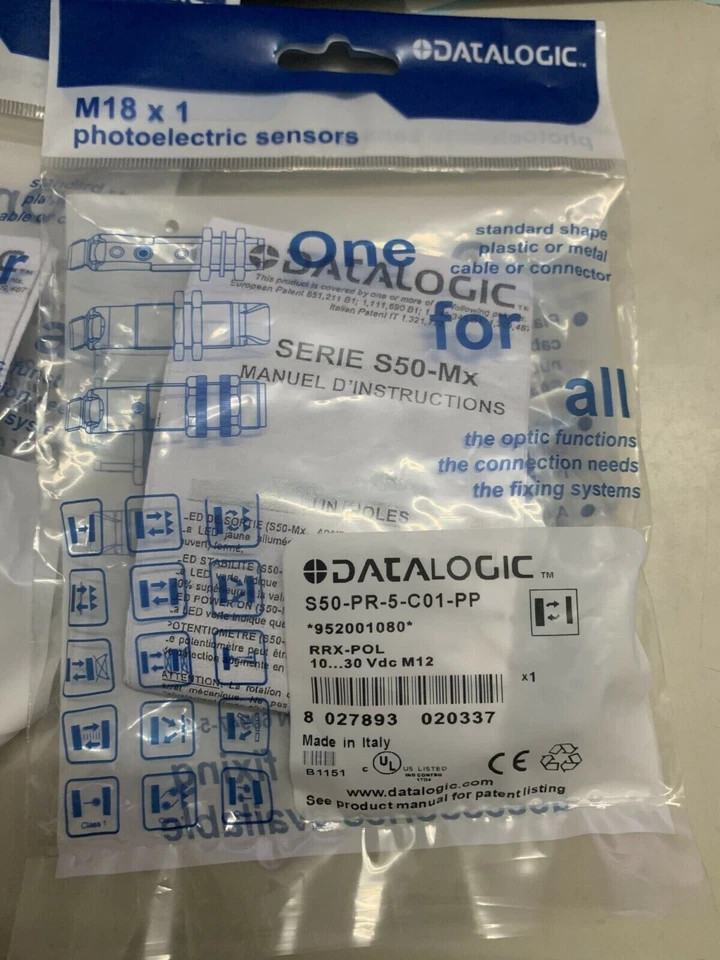 FOR S50-PR-5-C01-PP DATALOGIC Photoelectric SWITCH Sensor