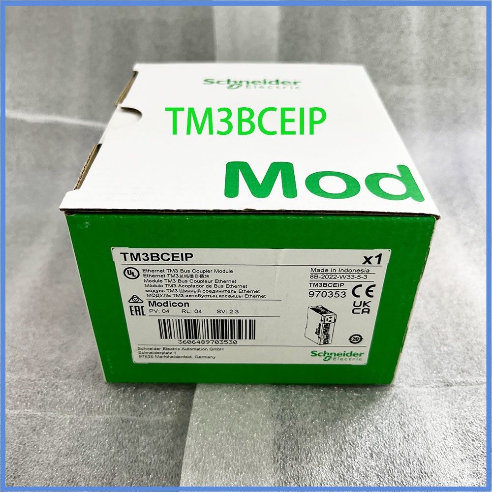 New original Modicon TM3 Series TM3BCEIP Ethernet bus coupler module Schneide