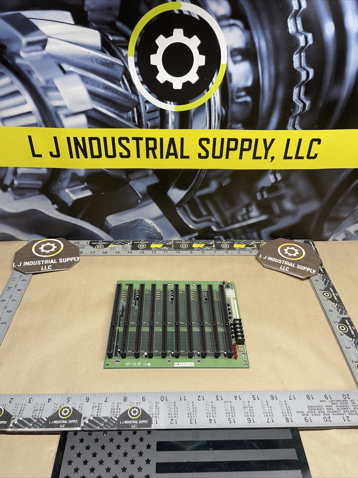 ASTEC AP-SL10 PLC 10-Slot Backplace_GOOD TAKE-OUT_WARRANTY_FAST SHIPPING!