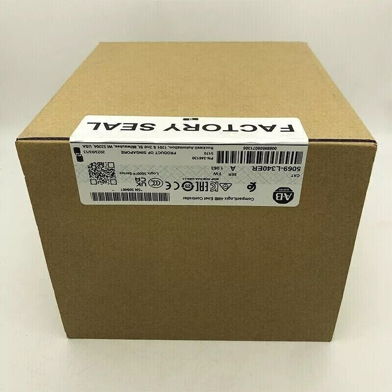 Factory Sealed AB 5069-L340ER FW 1.063 ENET Controller 5069L340ER US Free Tax