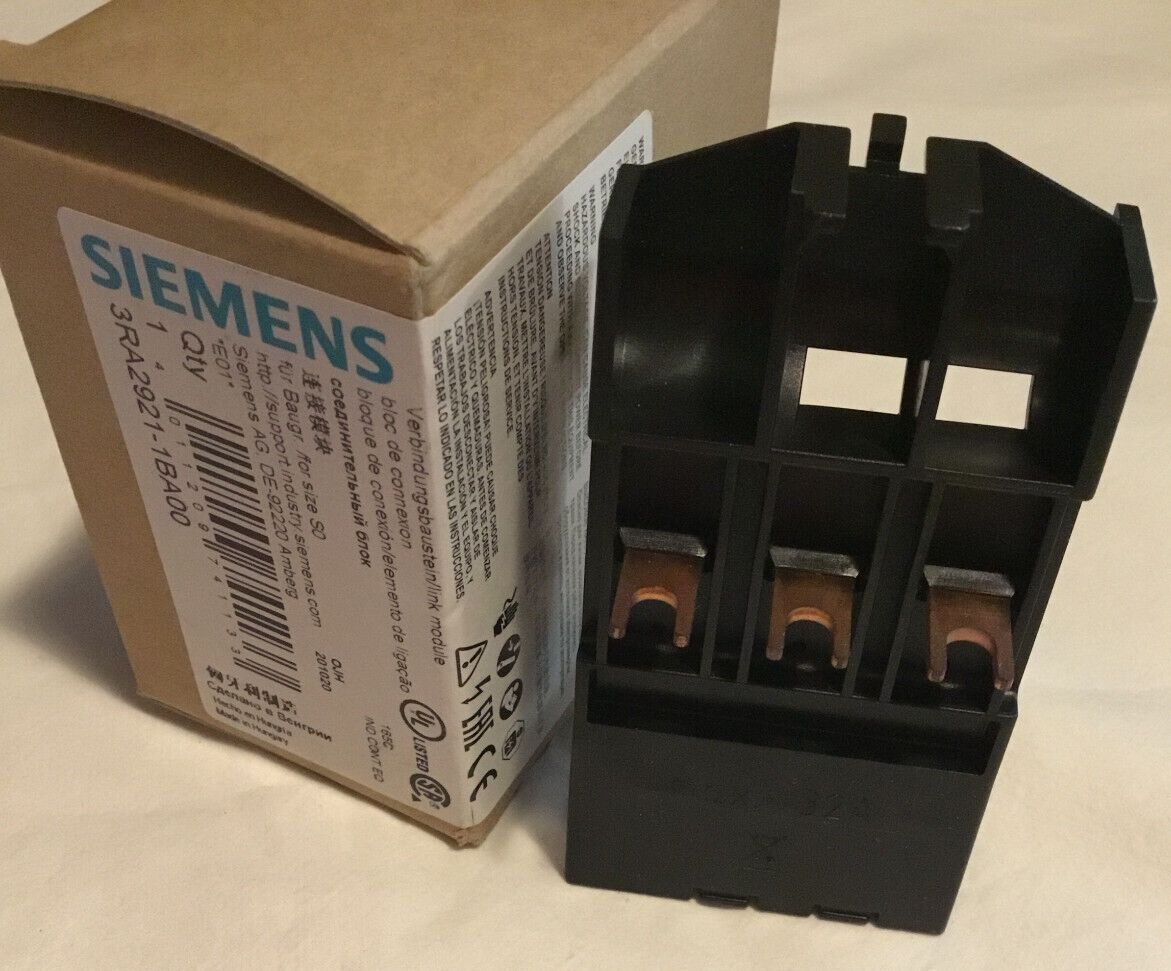 Siemens 3RA2921-1BA00 Link Module for Screw Terminal Electrical and Mechanical