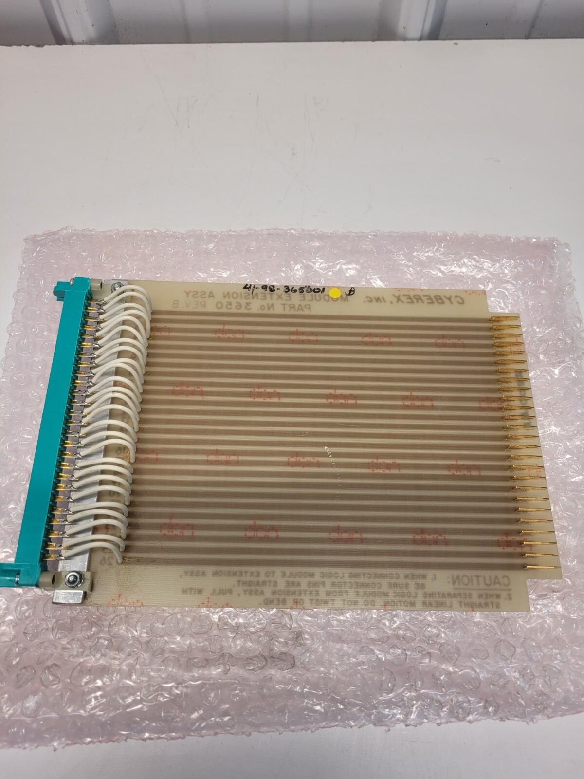 CYBEREX 41-98-365001 REV B EXTENSION MODULE NEW UNUSED b27