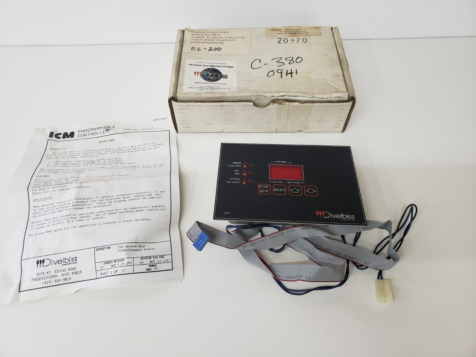 Divelbiss AB-01 PIC-AB01 V2.00H Rev. P Access Control Module