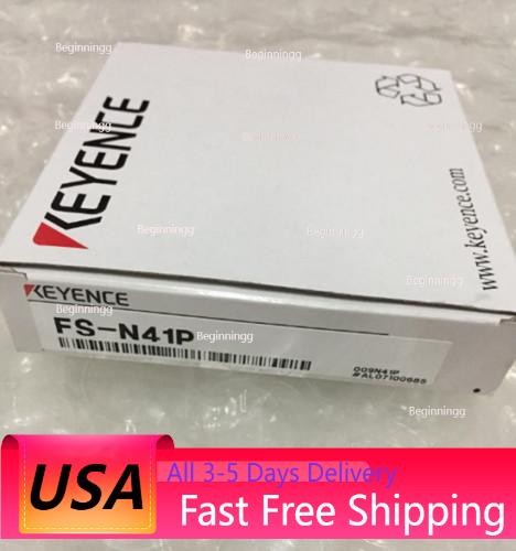 One Keyence FS-N41P Fiber Amplifier Sensor New In Box US Free TAX US Free TAX
