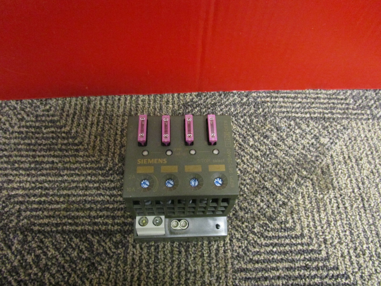 SIEMENS SITOP DIAGNOSIS MODULE 6EP1 961-2BA00 24Vdc 6EP19612BA00 w/3A FUSE