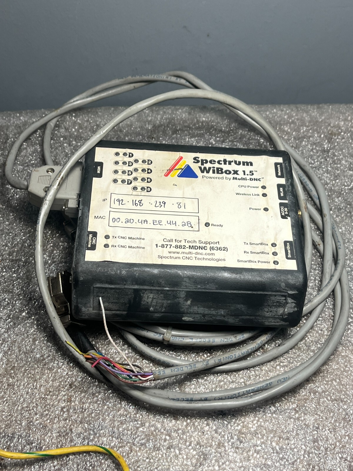 SPECTRUM WIBOX MULTI-DNC 1.5 CNC CONTROL