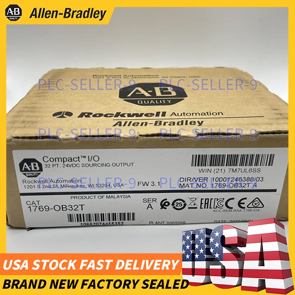 NEW SEALED AB 1769-OB32T Terminated 24VDC SINKING Output Module AB PLC 1PC US