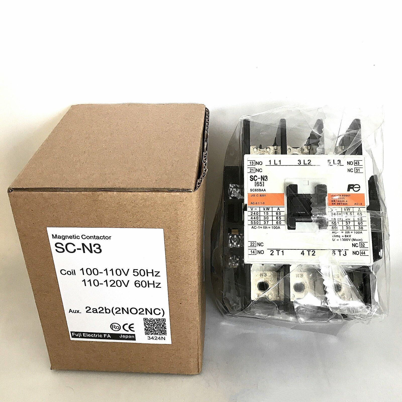 1pcs new SC-N3 110V AC For FUJI SC N3 110V AC Contactor