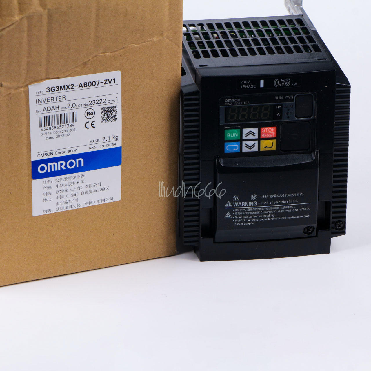 ONE New Omron 3G3MX2-AB007-ZV1 3G3MX2-AB007-ZV1 Inverters 0.75kw