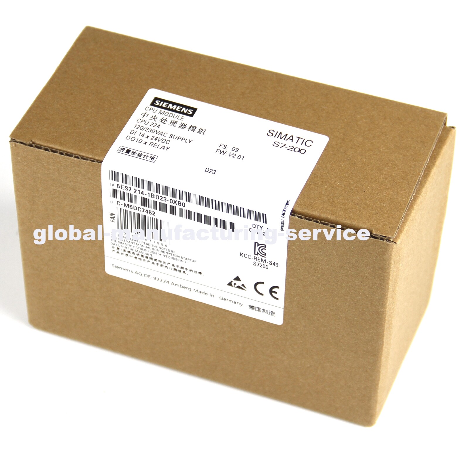 NEW SIEMENS 6ES7 214-1BD23-0XB0 6ES7214-1BD23-0XB0 CPU Module Made In Germany