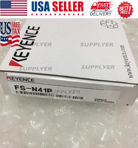 One Keyence FS-N41P Fiber Amplifier Sensor New In Box US Free TAX US Free TAX