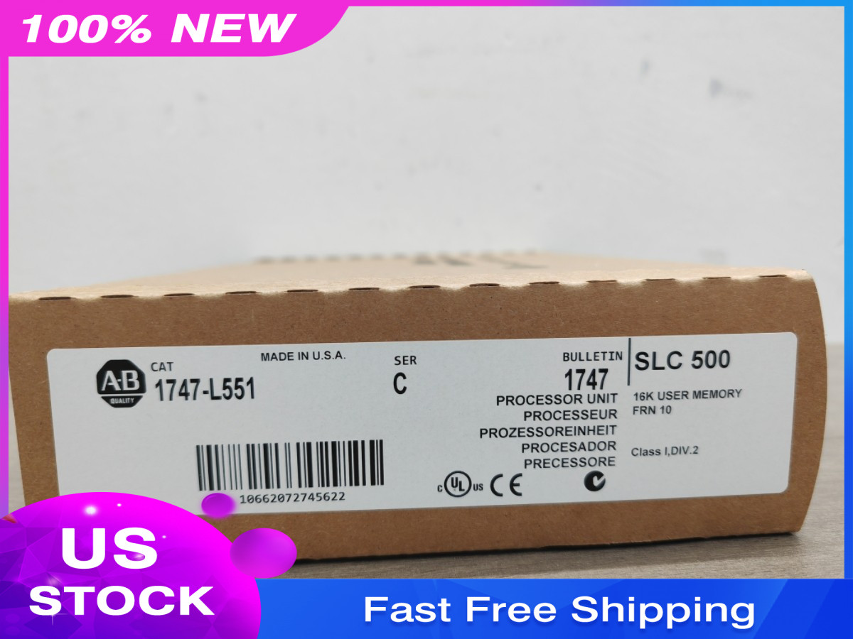 Allen-Bradley 1747-L551 SER C SLC 5/05 16K Controller Allen Bradley 1747L551