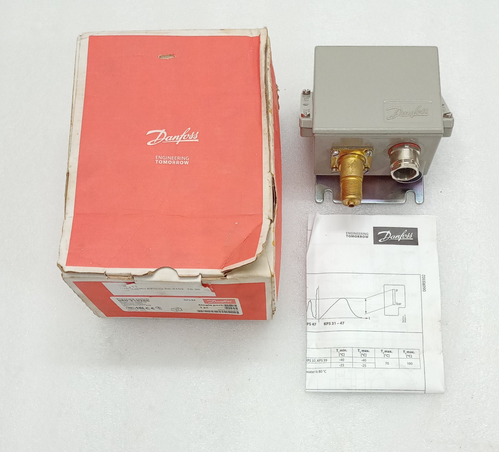 Danfoss KPS 39 Pressure Switch 060-3102 66
