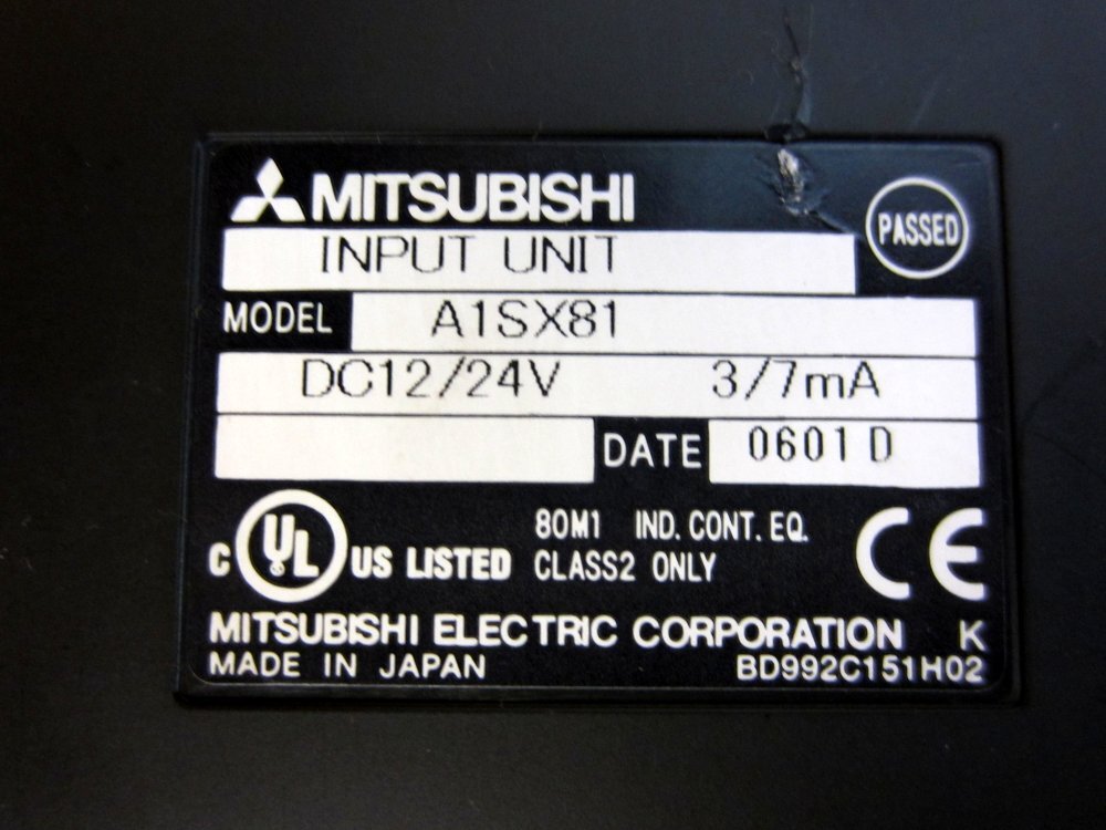 Mitsubishi A1SX81 Input Unit