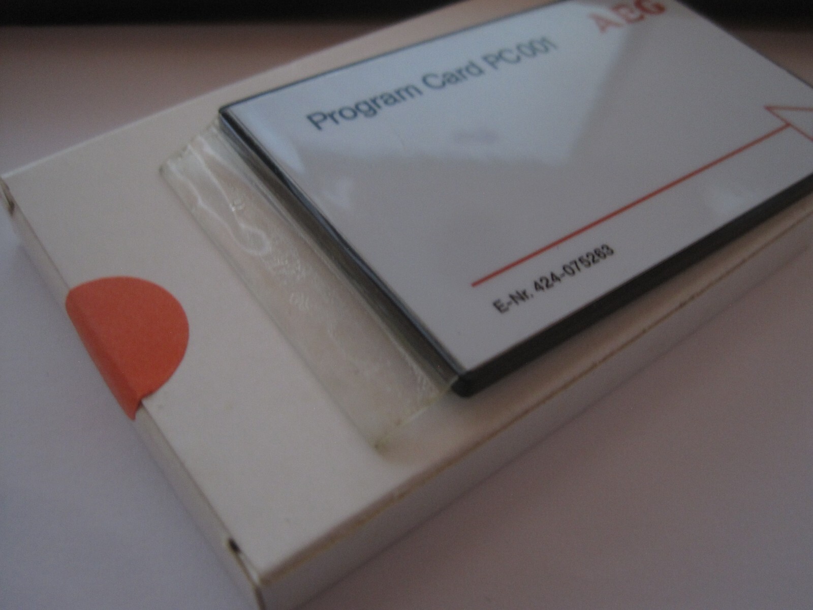 AEG Modicon PLC A120 Memory Card EPROM Card PC001 128kByte Sealed in Original Packaging