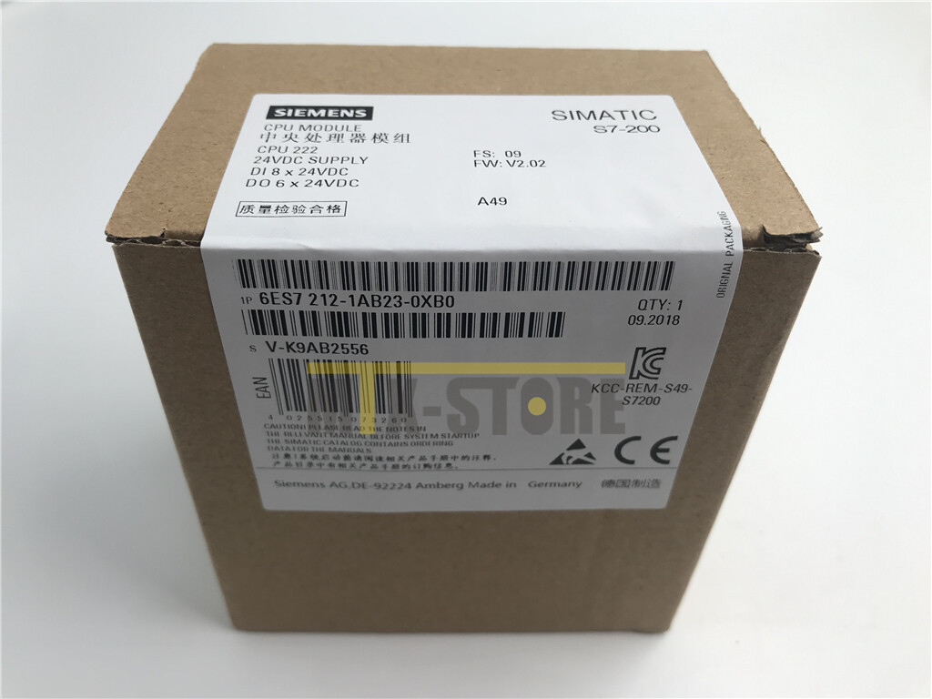 1PCS Unopened New In Box Siemens 6ES7 212-1AB23-0XB0 6ES7212-1AB23-0XB0