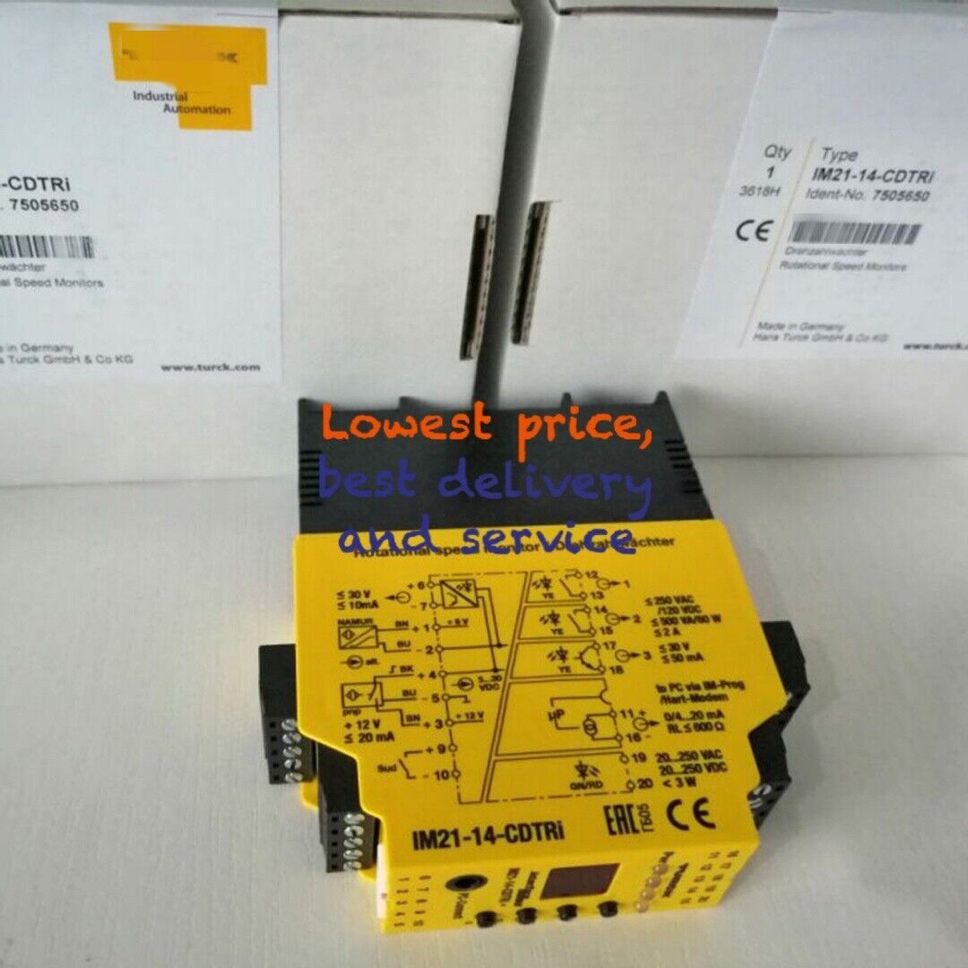 1PCS New TURCK Safety barrier IM21-14EX-CDTRI/#