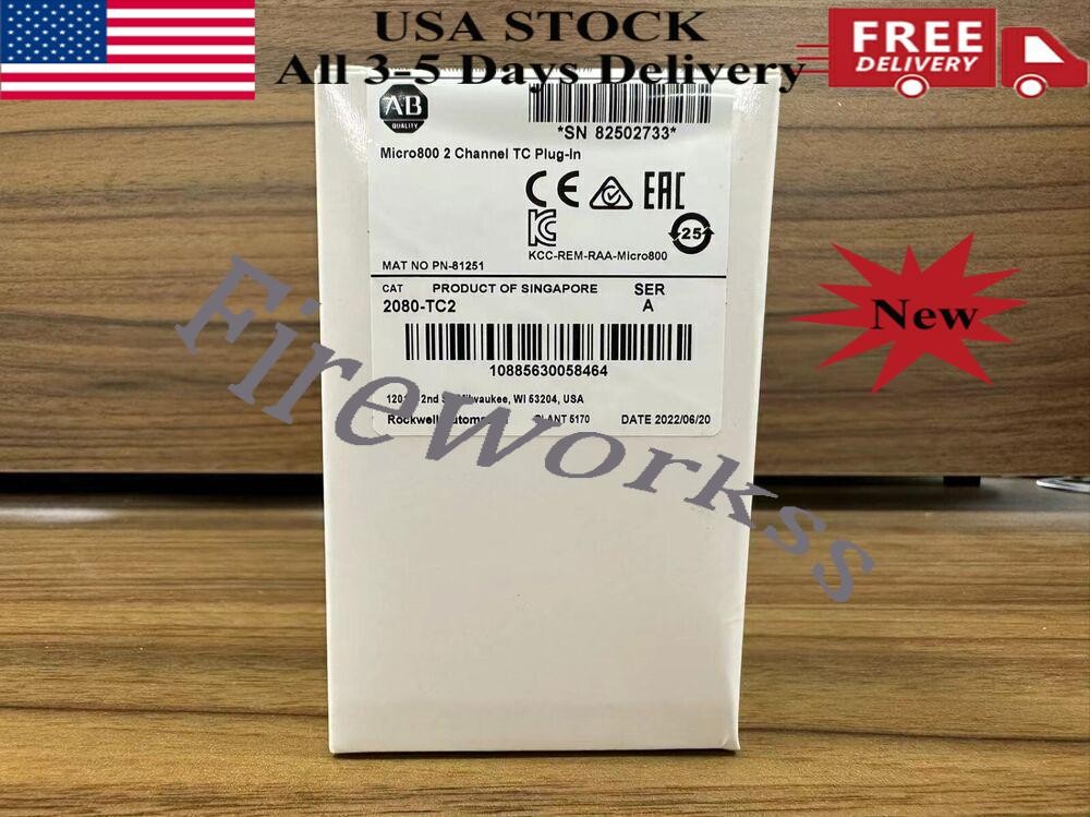 2080-TC2 SER A AB Micro800 2-channel TC Plug-in New Factory Sealed