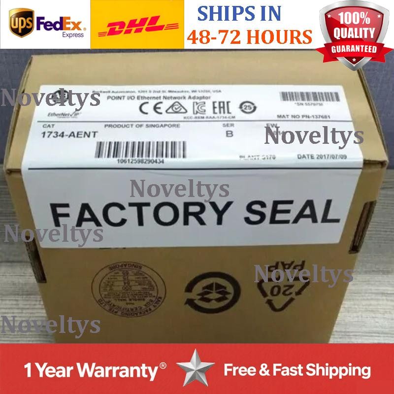 1734-AENT /B POINT I/O Ethernet Network Adaptor New Factory Sealed Allen-Bradley